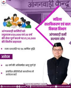 आंगनबाड़ी कर्मी कल्याण कोष योजना।
